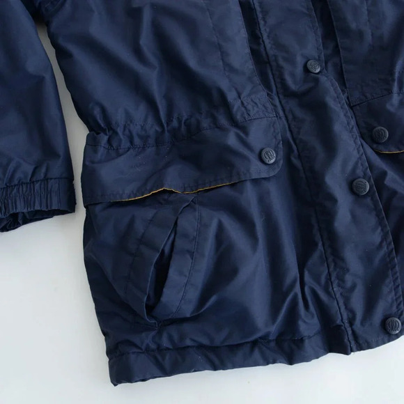 Vintage 90'S Rest & Relaxation Navy & Maroon Zip  Up Plaid Lined Winter Jacket - Picture 7 of 10